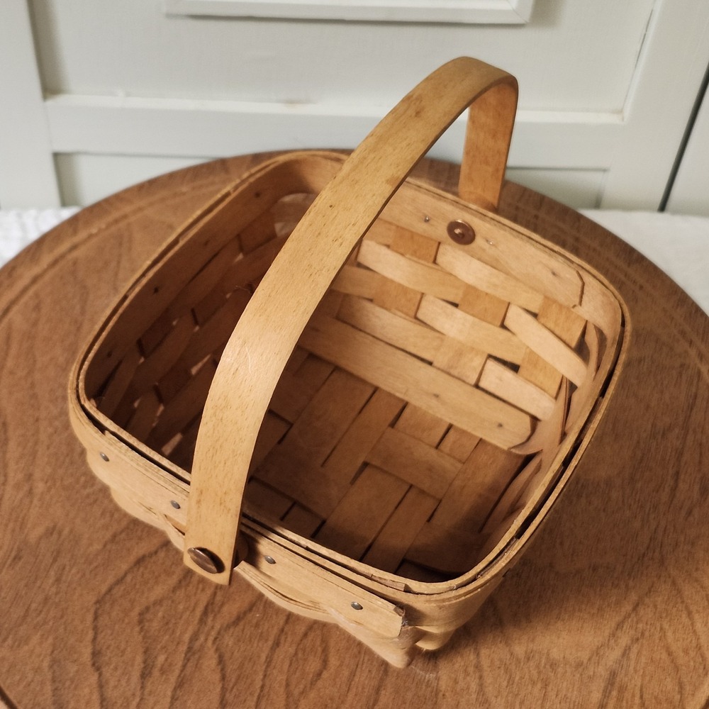 Longaberger Basket Handwoven 1993‎ Dresden Ohio Signed USA